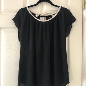 Navy Blue Blouse